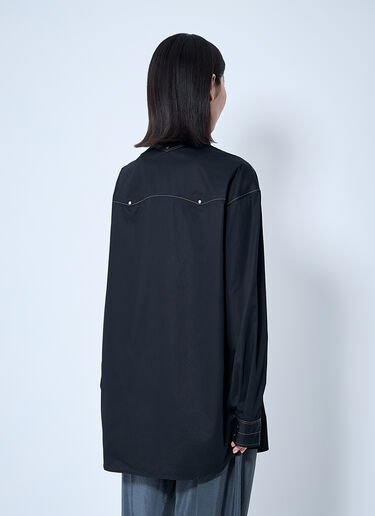 Lemaire Embellished Metal Shirt Black lem0360018