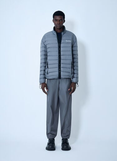Miu Miu Lightweight Pongé Down Jacket Grey miu0162010