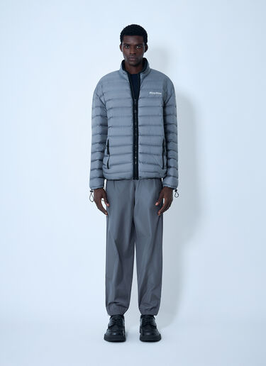 Lightweight Pongé Down Jacket Miu Miu Lightweight Pongé Down Jacket Grey miu0162010