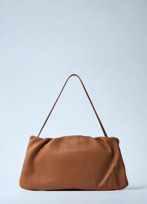The Row XL Bourse Shoulder Bag Brown row0259019
