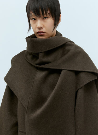 TOTEME Long Doublé Scarf Brown tot0254022