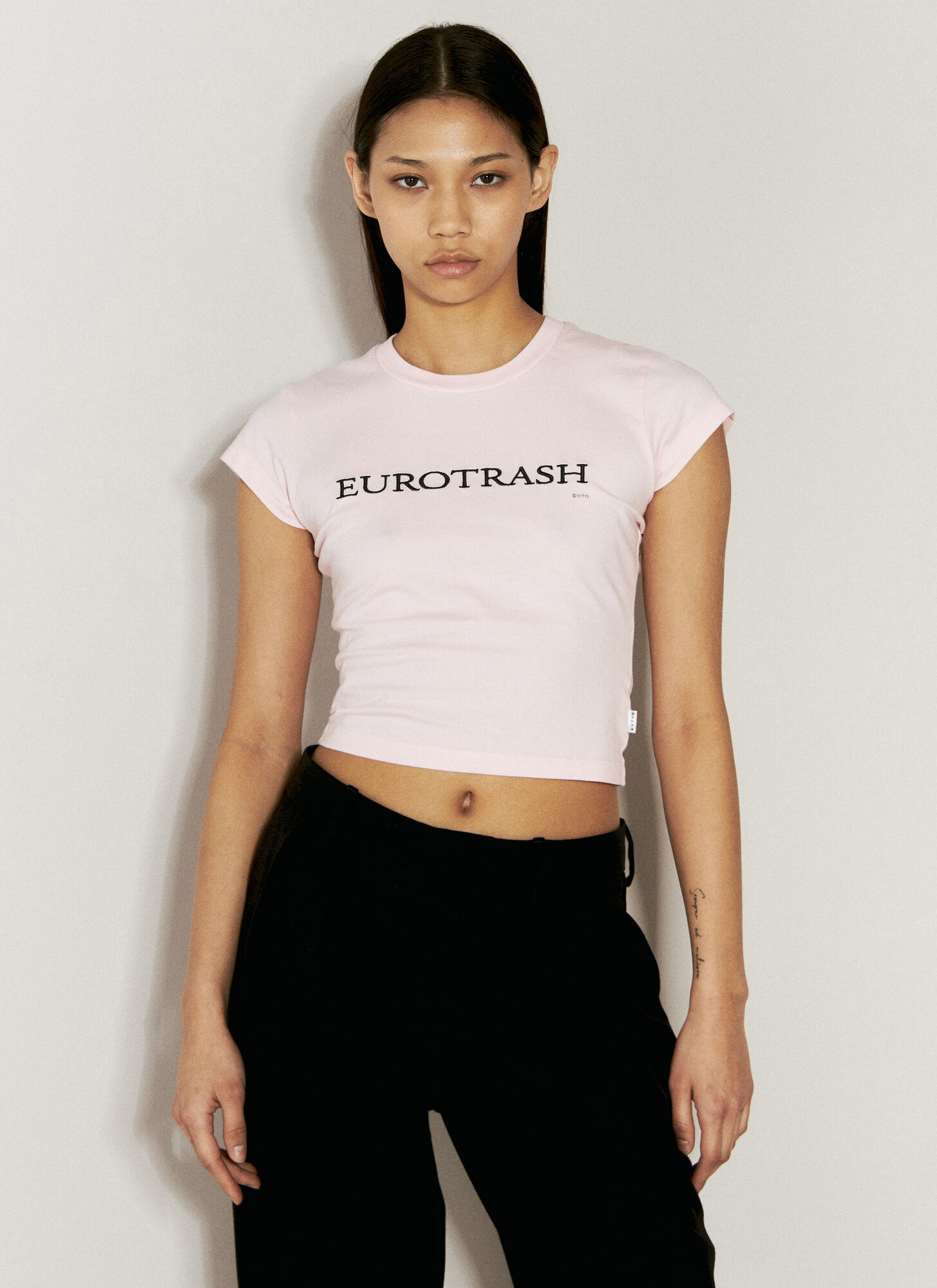 Shop Eytys Zion Eurotrash T-shirt In Pink