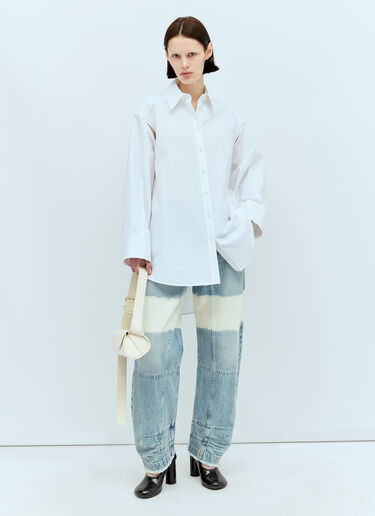 Jil Sander 포플린 셔츠 화이트 jil0256004