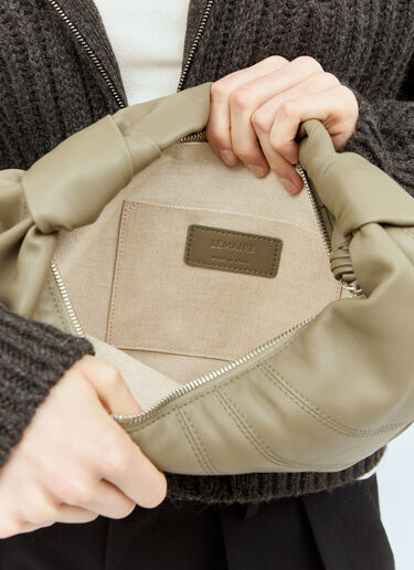 Lemaire Mini Fortune Croissant Handbag Khaki lem0258041