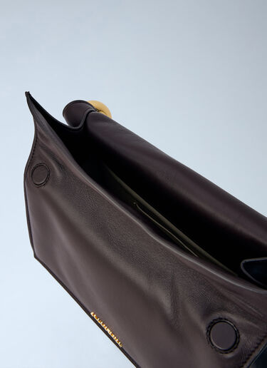 LN-CC® - Jacquemus: La Pochette Rond Carré - Brown Jacquemus La Pochette Rond Carré Brown jac0266071