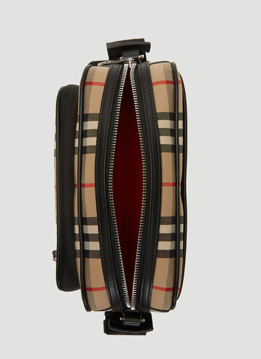 Burberry Vintage 格纹斜挎包 米 bur0137021