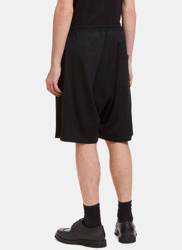 Aiezen Wool-Blend Oversized Bermuda Shorts Black aie0118016