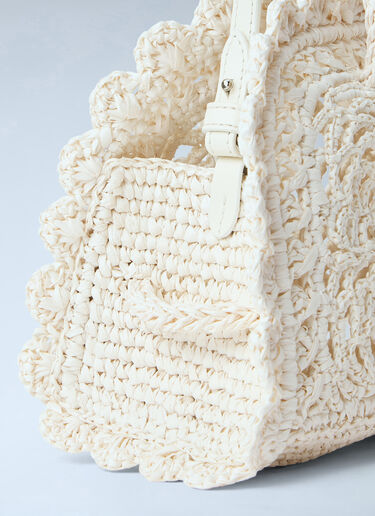 Jacquemus Le Petit Turismo Crochet Handbag White jac0264053