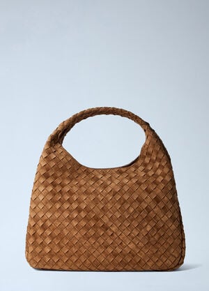 Bottega Veneta Campana Large Shoulder Bag Brown bov0263021