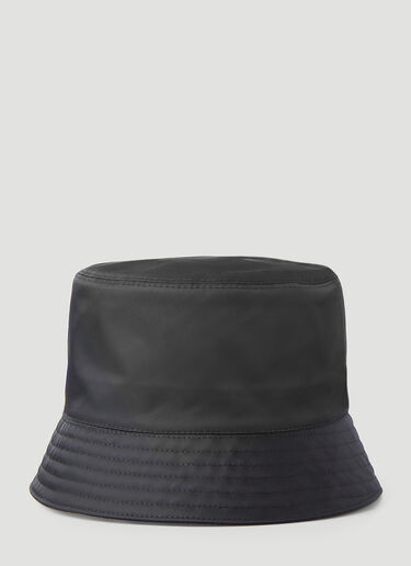 Prada Logo Bucket Hat  Black pra0245063