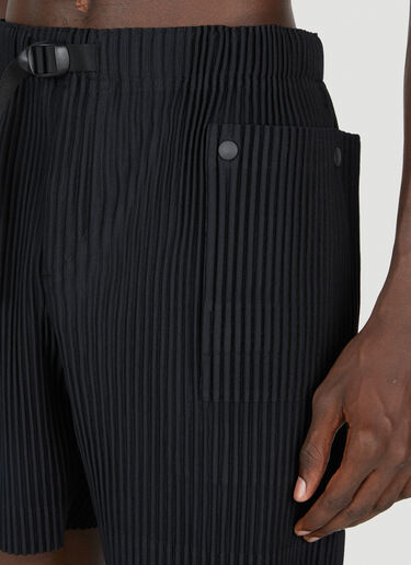 Homme Plissé Issey Miyake Pleated Shorts Black hmp0153011