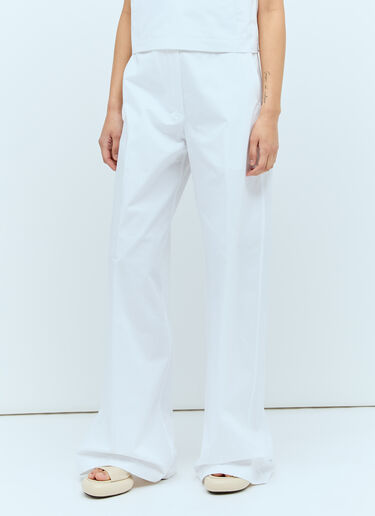 Sportmax Poplin Pants White spx0256006