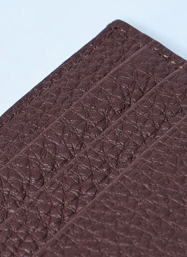 Logo Plaque Cardholder Prada Logo Plaque Cardholder Brown pra0161021