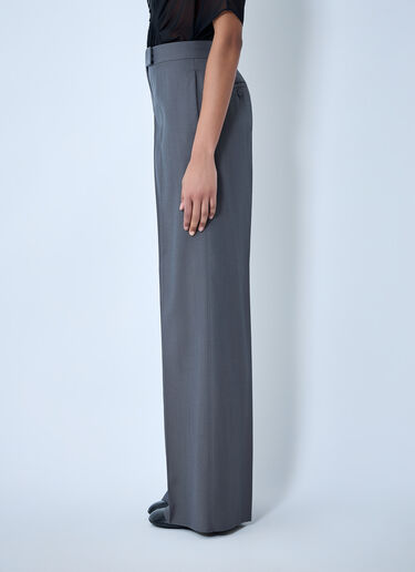 Max Mara Wide-Leg Tailored Trousers Grey max0264303