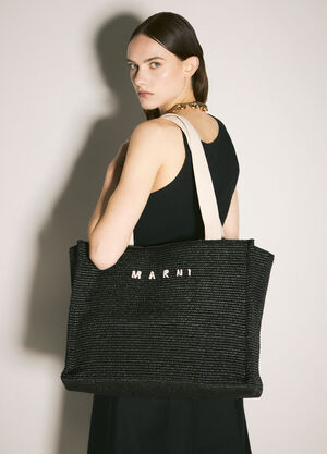 Marni Large Tote Bag Black mni0259003