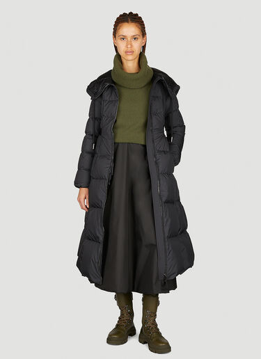 Moncler Faucon Long Down Coat Black mon0254019