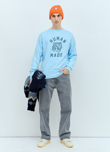 Human Made ツリアミ #1 スウェットシャツ ブルー hmd0156015