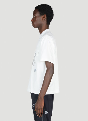 And Wander Pocket T-Shirt White anw0152015
