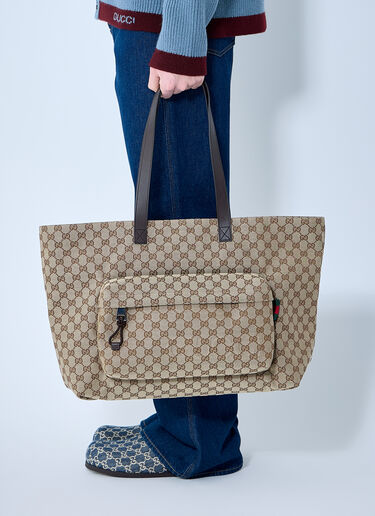 Gucci Large GG Tote Bag Beige guc0159110