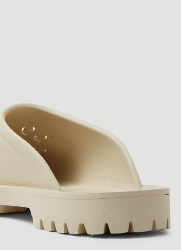 Perforated G Low Clogs Gucci Perforated G Low Clogs White guc0150149
