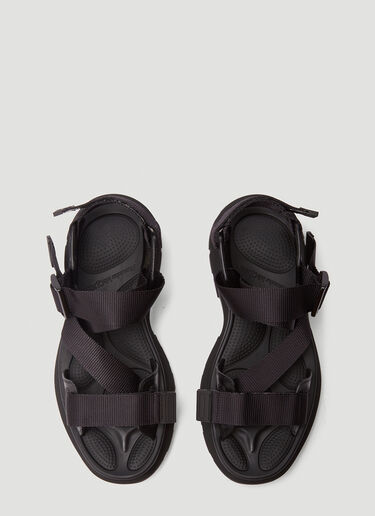 Alexander McQueen Tread Sandals Black amq0146036