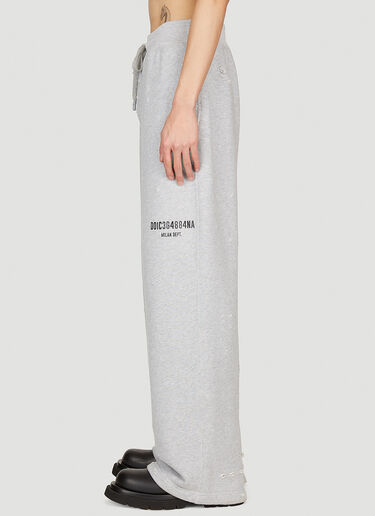 Dolce & Gabbana Logo Print Track Pants Grey dol0154003