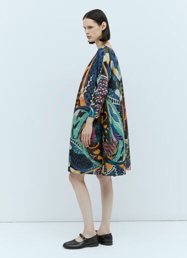 Pleats Please Issey Miyake Graphic Pleated Dress Multicolour plp0254003