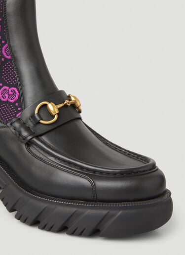 GG Horsebit Boots Gucci GG Horsebit Boots Black guc0251087
