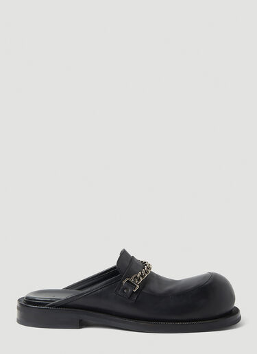 Martine Rose Bulb Toe Chain Mules Black mtr0152015