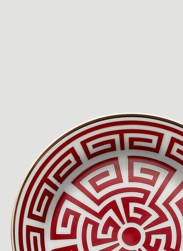 Ginori 1735 Set of Two Labirinto Tea Saucer Red wps0644448