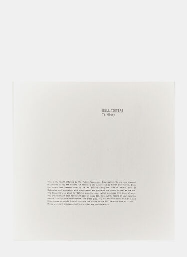 Music Bell Towers - Territory Black mus0490474