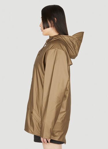 Short Hooded Jacket Rains Short Hooded Jacket Brown rai0348001