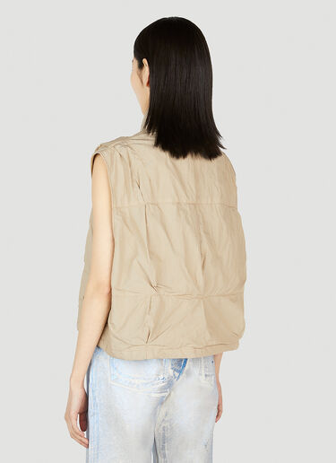 Parachute Puffer Vest Our Legacy Parachute Puffer Vest Beige our0252007