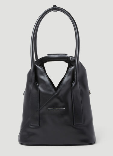 MM6 Maison Margiela 3 스트랩 재패니즈 핸드백 블랙 mmm0254020