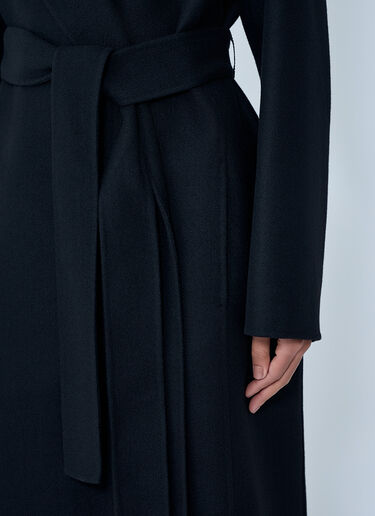 The Row Malika Coat Black row0262021