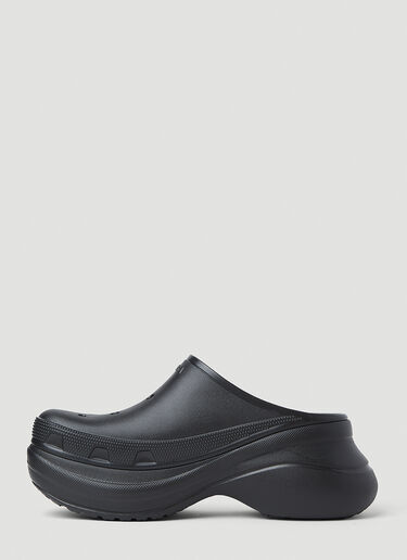 Balenciaga Crocs Platform Mules Black bal0152063