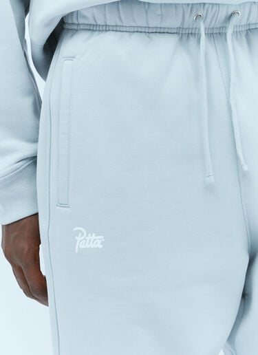 Patta Logo Embroidery Track Pants Grey pat0154014