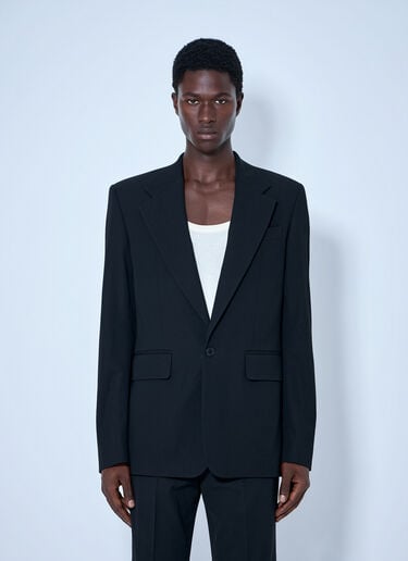 LN-CC® - Acne Studios: Fitted Suit Jacket - Black Acne Studios Fitted Suit Jacket Black acn0165047