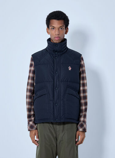 LN-CC® - Moncler Grenoble: Evans Down Vest - Navy Moncler Grenoble Evans Down Vest Navy mog0165001