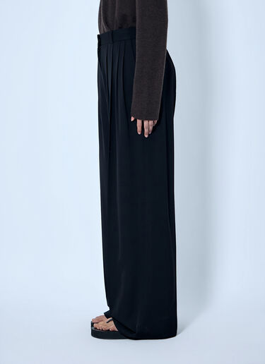 LN-CC® - The Row: Daniela Wool Pants - Black The Row Daniela Wool Pants Black row0266003