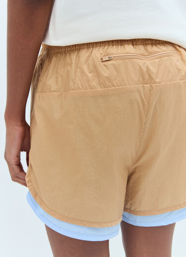 adidas by Wales Bonner Nylon Double-Layered Shorts Beige awb0357003