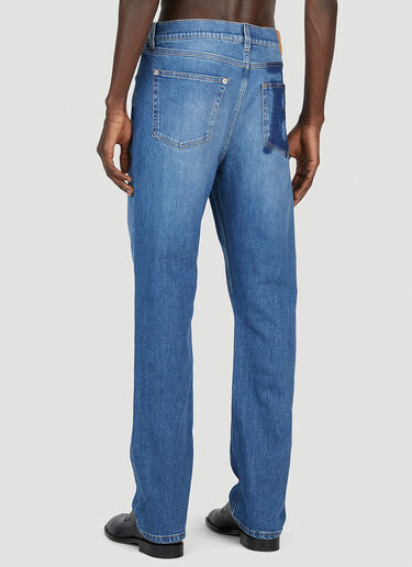 Burberry TB Monogram Jeans Blue bur0152052