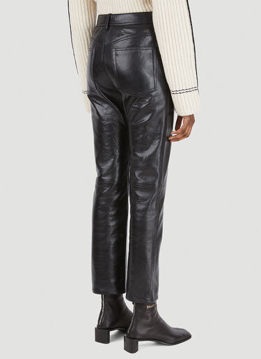 Acne Studios Leather Pants Black acn0246040