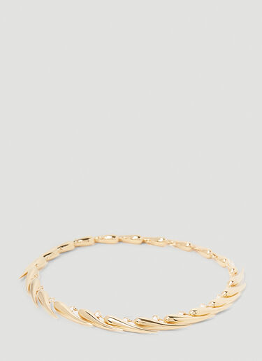 Mugler Chilli Necklace Gold mug0252056