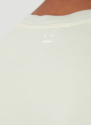 Acne Studios Oversized Logo Patch Sweatshirt Light Green acn0345008