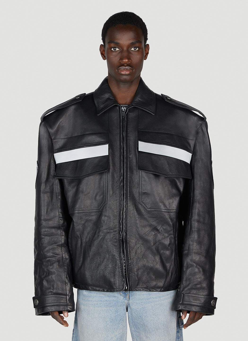 Balenciaga Men s Uniform Jacket in Black LN CC