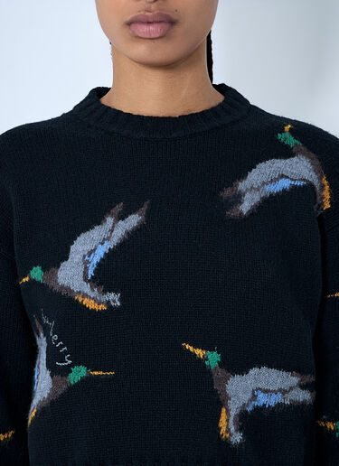 Burberry Duck Wool Sweater Black bur0259003