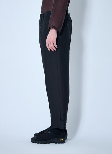Yohji Yamamoto Drawstring Track Pants Black yoy0160005