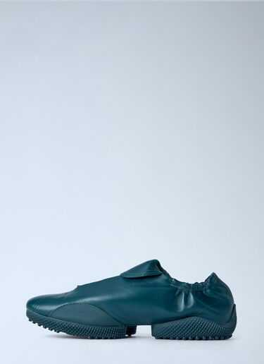 LN-CC® - Lacoste: Runway Low Set Leather Sneakers - Green Lacoste Runway Low Set Leather Sneakers Green lac0166011