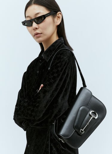 Horsebit 1955 Shoulder Bag Gucci Horsebit 1955 Shoulder Bag Black guc0255146